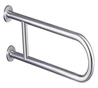 Bathtubs Grab Bar Armrest Safety Handrails Bathroom Shower Showers for Bathtub Polished Chrome Anti Slip U Shaped Handrail Le Disabled and Elderly(Polished,60Cm)