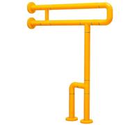 Bathtubs Grab Bar for Bathtubs and Showers,Stainless Steel U-Shaped Toilet Wall-Mounted Safety Handrail,Suitable for The Elderly,Pregnant Women(Size:60cm*70cm,Color:White)