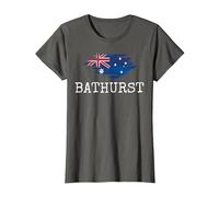 Bathurst Australia Country City Australian Fun Women Men T-Shirt, Women, Asphalt Grey, Small