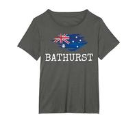 Bathurst Australia Country City Australian Fun Women Men T-Shirt, Women's Plus, Asphalt Grey, 6X