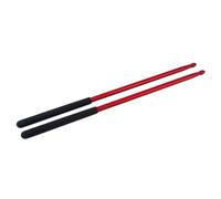 BATHVEVE 1 Pair Aluminium Alloy Drumsticks Anti-rust Drumsticks for Drum Pad Practicing and Drummer Exercises with Increased Speed in Dark Red