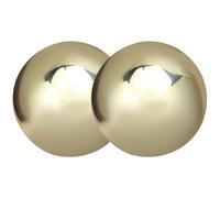 BATHVEVE 1 Pair Brass Hand Balls for Hand Exercise and Therapy Smooth and Polished Design Round Shape for Relieving Tightness and Massage