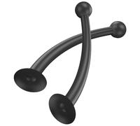 BATHVEVE 1 Pair Silicone Suction Cup Tentacles Antenna Sucker Decor Helmet Easy to Install Double-coated with Double-sided Tape Motorcycle Helmet Decoration Accessory