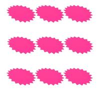 BATHVEVE 100 Sheets Paper Explosion Price Tags Creative Design Fluorescent Commodity Price Labels for Supermarkets and Garage to Make Sale Items Stand and Attract Customers