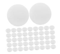BATHVEVE 100pcs Makeup Powder Sponges Soft Facial Puff Applicator Pads Replacement Cores for Precise Baking Setting Gentle Touch Cushion Refills for Smooth Finish and Easy Swaps