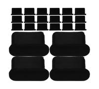 BATHVEVE 100pcs Silicone USB C Port Protector Plugs Compatible with Iphone Dustproof Phone Stopper Caps for Charging Port Protection Lightweight and Black Type-c Covers