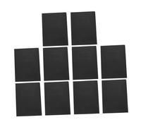 BATHVEVE 10pcs Black Paper File Folders with Dual Pockets Large Capacity Document Organizer for Office School Foldable Design for Document Protection and Efficient Paper Management