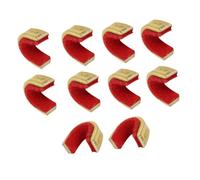 BATHVEVE 10Pcs Copper String Buckle Archery Clamps for Bowstring Protection and Arrow Positioning Copper Rings for Recurve and Compound Bows Hunting and Target Shooting Accessories