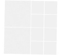 BATHVEVE 10pcs Diy Plastic Mesh Canvas Sheets Embroidery Mesh for Wig Knitting Cosplay Eye Bag Sewing Breathable Plastic