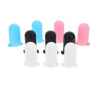 BATHVEVE 10pcs Leakproof Silicone Travel Bottle Sleeve Elastic Stretch Toiletries Cover for Shampoo Body Wash Outdoor Use Fits Travel Containers