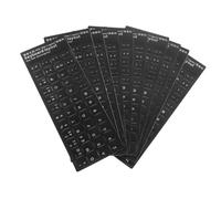 BATHVEVE 10pcs Multi-Language Keyboard Stickers Material Replacement Keyboard Protector for Laptop and Desktop Computers Easy to Apply Portuguese Layout