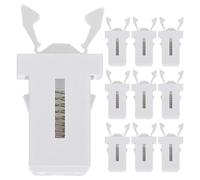 BATHVEVE 10pcs Push-type Trash Can Buckle Lock Replacement Clips Plastic Self-locking Trash Bin Repair Tools for Kitchen Waste Bins Easy Installation and Wear-resistant