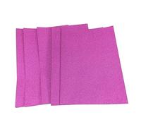 BATHVEVE 10pcs Rose Red Glitter Cardstock Sparkling DIY Craft Paper for Scrapbooking Card Making and Embellishing Heavyweight One Sided Easy to Cut and Punch