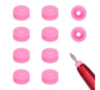 BATHVEVE 10pcs Silicone Nail Drill Bits Cover Dust Protector Caps for Manicure Tools Nail Art Equipment Collector Accessories for Salon Use