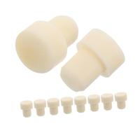 BATHVEVE 10pcs Sturdy Rubber Wine Bottle Stoppers for Glass Bottles Aroma Preservation Sealing Plugs Wine Saver Stoppers for Home Office Spa Use