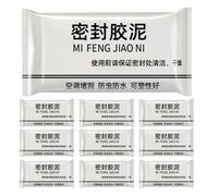 BATHVEVE 10pcs Waterproof Sealant Mud Mastic Material, Convenient Packaging, and Waterproof Features for Quick Wall Mending and Drain Connection Repair