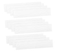 BATHVEVE 12 Sheets Eyebrow Stencils Kit Travel Friendly Eyebrow Shaping Tape for Precise Brows for Makeup Novices Artists for Effortless Shaping