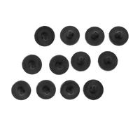 BATHVEVE 12pcs Black Plastic Clutch Pedal Pad Clip and Brake Pedal Stopper Switch Pad with Multifunctional Design and High Compatibility for Automotive Repair and Modification