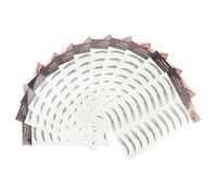 BATHVEVE 12pcs Natural Fake Eyebrow Stickers Hair-like Eyebrow Brow Glue Shape Stencil Stickers