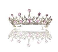 BATHVEVE 1pc Large Rhinestone Bridal Crown Hair Headdress for Weddings Birthdays and Banquets Elegant Lightweight and Comfortable for Special Occasions