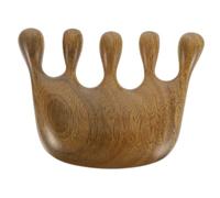 BATHVEVE 1Pc Sandalwood Wide Tooth Comb Natural Hair Scalp Massage Tool for Gentle Styling Static Design for Friends and Family Salon Hairbrush for Hair Care