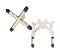 BATHVEVE 2 Pcs Pool Cue Holder Bridge Heads with Stable Metal Structure and Antler Shape, Creative Design for Amateurs and Professional Use, Essential Pool Table Supplies for Snooker