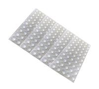 BATHVEVE 200Pcs Clear Self Adhesive Furniture Wall Guard Bumpers Noise Dampening Cabinet Door Stopper Pads Shock Absorber Rubber Feet for Protecting Walls Appliances and Electronic Devices
