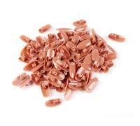 BATHVEVE 200pcs Nail Art Practice Fake Nail Tips for Beginners and Professionals Water-resistant of Each for Salon and Home Use