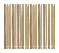 BATHVEVE 20pcs Bamboo Folding Fan Ribs with Handles for DIY Fan Craft Projects Reusable and Suitable for Repeated Use and Cultural Events
