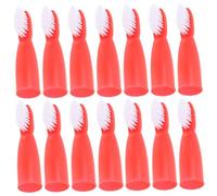 BATHVEVE 20pcs Mini Finger Sleeve Toothbrush for Secure Facilities Soft Bristles Enhanced Grip for Prisons and Detention Centers High Cleaning Efficiency