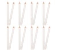 BATHVEVE 20pcs Nail Art Picking Pen Creative Manicure Pen White Lightweight Reusable Wood Wax Tools for Manicure Nail Art at Home