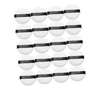 BATHVEVE 20pcs Velour Powder Puff Makeup Pads Soft and Gentle Cosmetics Puff Tool Comfortable for under Eye Foundation Portable and Easy to Clean Random Color