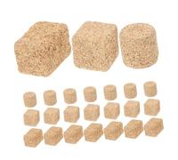 BATHVEVE 24pcs Miniature Hay Bales for Decoration Realistic Faux Haystack Models for DIY Farm Scenes for Miniature Gardens and Craft Projects