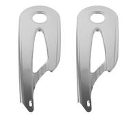BATHVEVE 2pcs Bike Chain Guard for Cycling, Iron Semi-enclosed Chainring Cover with Effective Shielding and Mud Splash Resistance, Suitable for Mountain and Road Use