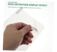 BATHVEVE 2pcs Car Reflective Film Windshield Protective Screen Pet Material Wrinkle Static Cling Display Enhancer for Clear Navigation