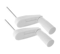 BATHVEVE 2pcs Crank Handle Replacement for Table Lift with 6mm Hexagonal Pin Diameter, Ergonomic Design and Easy Installation, Suitable for Standing Desk and Industrial Use Workspace
