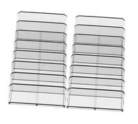 BATHVEVE 2pcs Eyeshadow Palette Holder Makeup Palettes Organizer Divided Organizer Tidy Counter Easy Access Makeup Holder