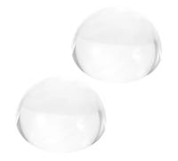 BATHVEVE 2pcs Glass Paperweight Block Calligraphy Supply Paper Weights Glass Stable Fabric Pressing Multifunctional Design Elegant Decorative Charm for Quilting and Painting Beginners