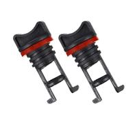 BATHVEVE 2pcs Nylon Kayak Drain Plug for Leak Prevention and Portable Use, Practical Black Scupper Stopper for Kayaking Adventure and Marine Raft Accessories