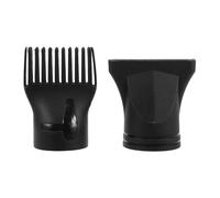 BATHVEVE 2pcs Plastic Hair Dryer Nozzle Replacement Set Flat Nozzle Sturdy and Deformation Resistant Hair Dryer Attachments Professional Hairdressing Salon Use
