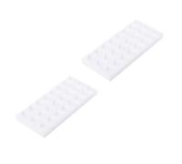 BATHVEVE 2pcs Plastic Paint Container Colour Box with Rubber Soft Lid, Easy to Store and Clean, Suitable for Painting Supplies and Storage Pigment and Craftsmen