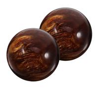 BATHVEVE 2pcs Resin Hand Exercise Balls for Dexterity Improvement, Compact Massage Balls Suitable for Hand Therapy and Stress Relief, Portable Palm Massage Tools for Relaxation