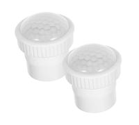 BATHVEVE 2pcs Smart Motion Detection Light Shade Sensor Case High Sensitivity Plastic Housing with Openhole Design for Outdoor Security and Public Area Lighting