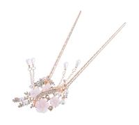 BATHVEVE 2pcs Vintage Flower Hairpin with Tassel for Women Elegant Ethnic Style Hair Sticks for Parties Photography and Ceremonies