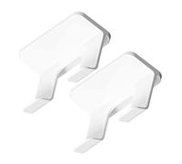 BATHVEVE 2Pcs Wall Hanging Hair Dryer Storage Rack Compact Hair Dryer Holder for Bathroom Bedroom and Barbershop Space Saving Design for Easy Organization