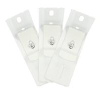 BATHVEVE 3 Pairs Blind Brackets Vertical Blind Retainer Holder 3.14x1.73x1.14in Pom Iron Flexible Efficient Curtain Track Mounting Bracket for Internal Installation Headrail