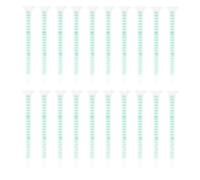 BATHVEVE 30pcs Epoxy Resin Mixing Nozzle Tubes with Laminar Flow Spiral Rod Structure, Pp Material Adhesive Dispenser Accessories for Efficient Two-Part Ab Glue Mixing and Sealants