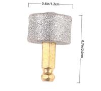 BATHVEVE 3pcs Replacement Pet Nail Grinder Heads Diamond Grinding Bit for Dog Cat Nail Polisher Trimmer Clipper Accessories Easy Install Wear-resistant