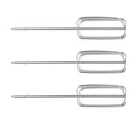 BATHVEVE 3pcs Stainless Steel Egg Whisk Attachment for Hand Mixer, Universal Beater Accessory with Efficient Mixing and Easy Cleaning, for Home Cooking and Culinary Classes