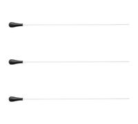 BATHVEVE 3pcs Symphony Conductor Baton Set with Resin Shaft and Anti-slip Handle, Stable Grip and Reflective Coating for Band Rehearsal and Music Teaching